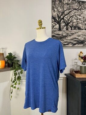 Patagonia Men’s Heathered Blue Short Sleeve Crew Tee